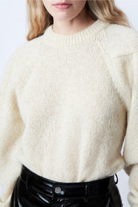 Pull Carla Light en mohair - Banana
