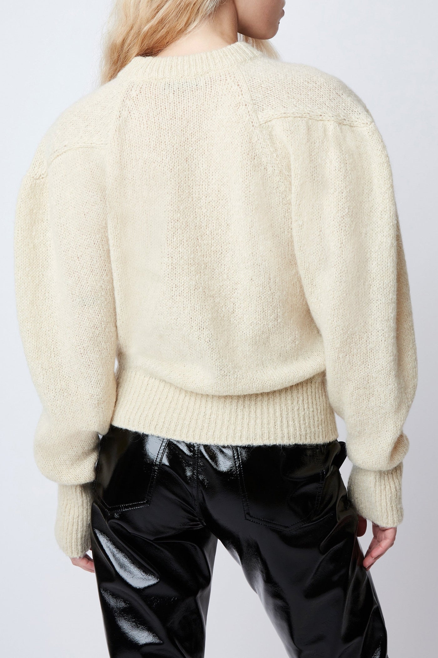 Pull Carla Light en mohair - Banana