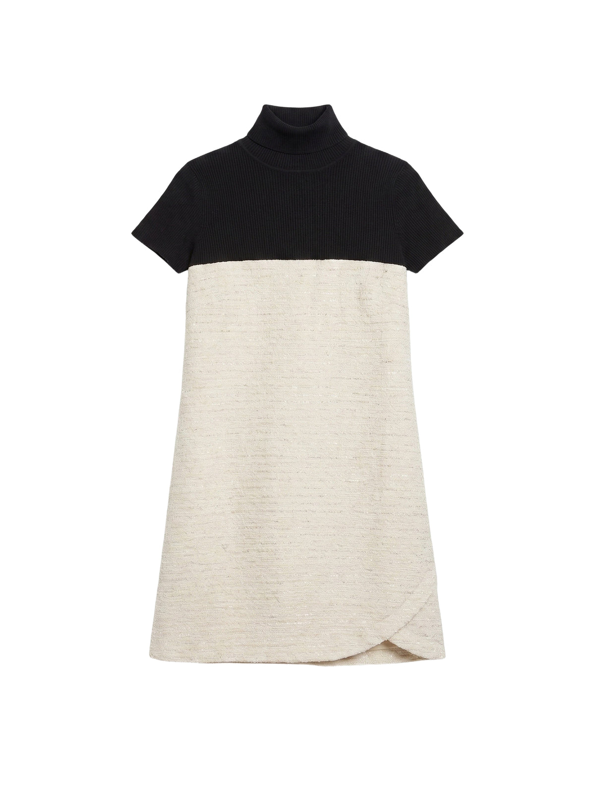 Short-sleeved dress - Black