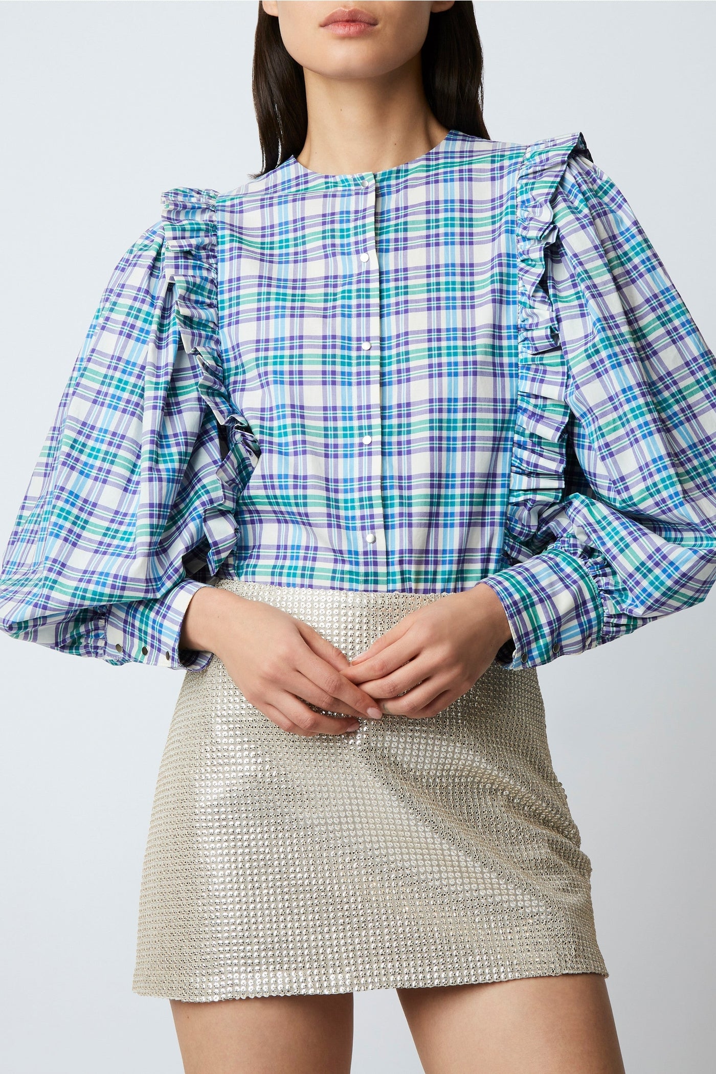 Blouse Dustin Western - Blue
