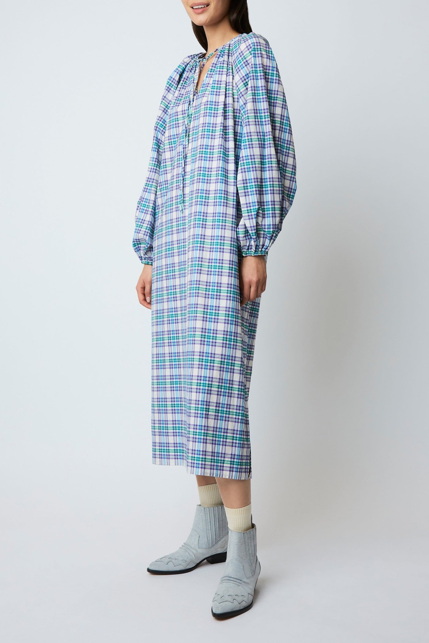 Robe longue Sasha Western - Blue