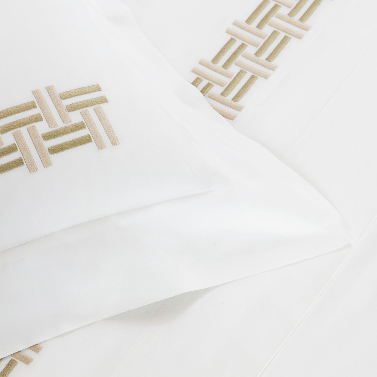BICOLORE / DOUBLE PARURE DE LIT AVEC 2 TAIES D'OREILLER 51X71