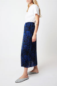 Jupe Julee Muse en soie - Nuit