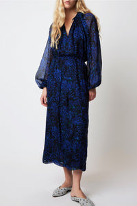 Jupe Julee Muse en soie - Nuit