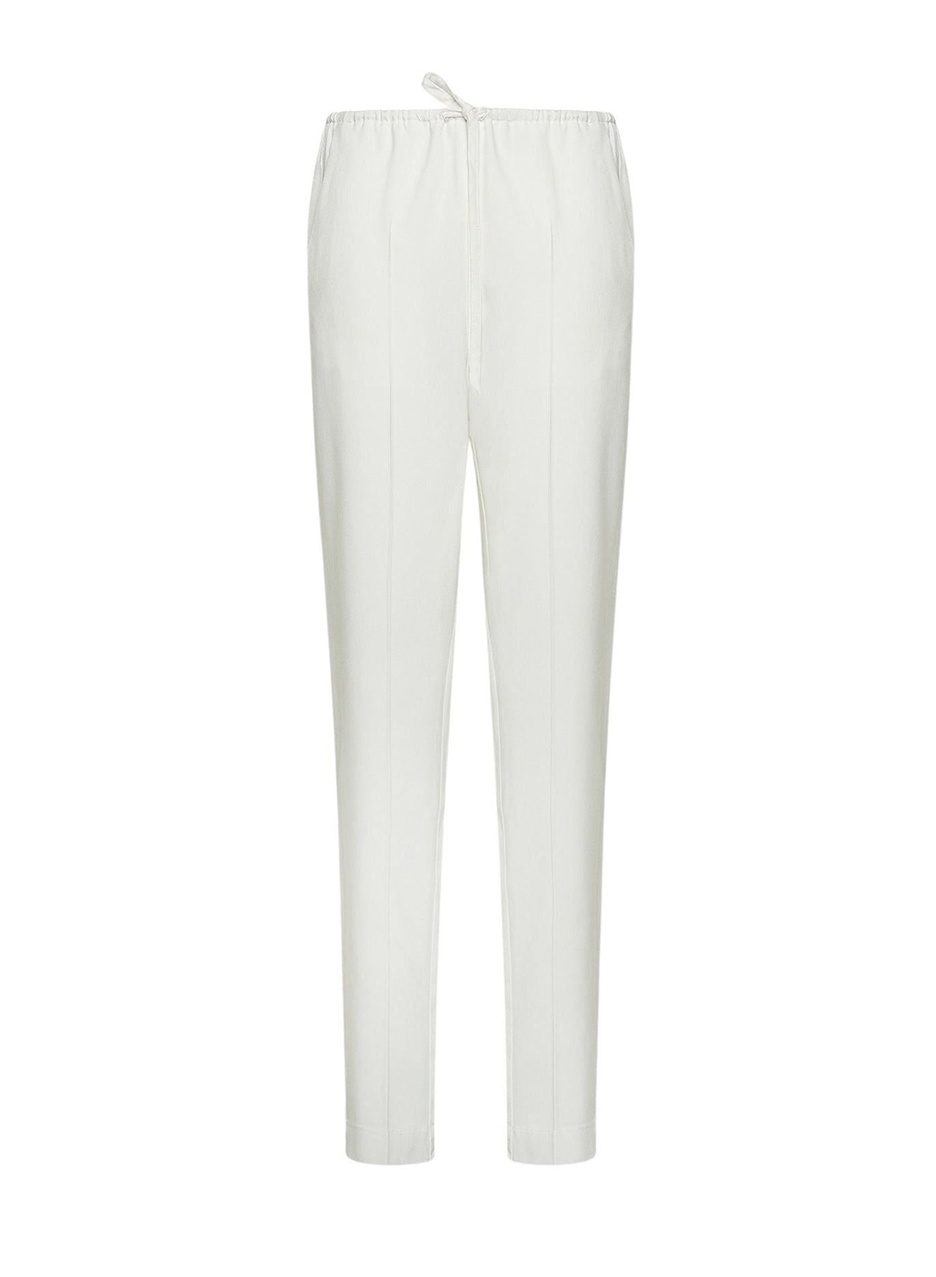 Pantalon élastiqué en laine - Rice