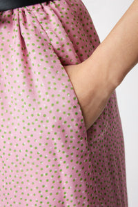 Jupe Julee Muse en soie - Rose