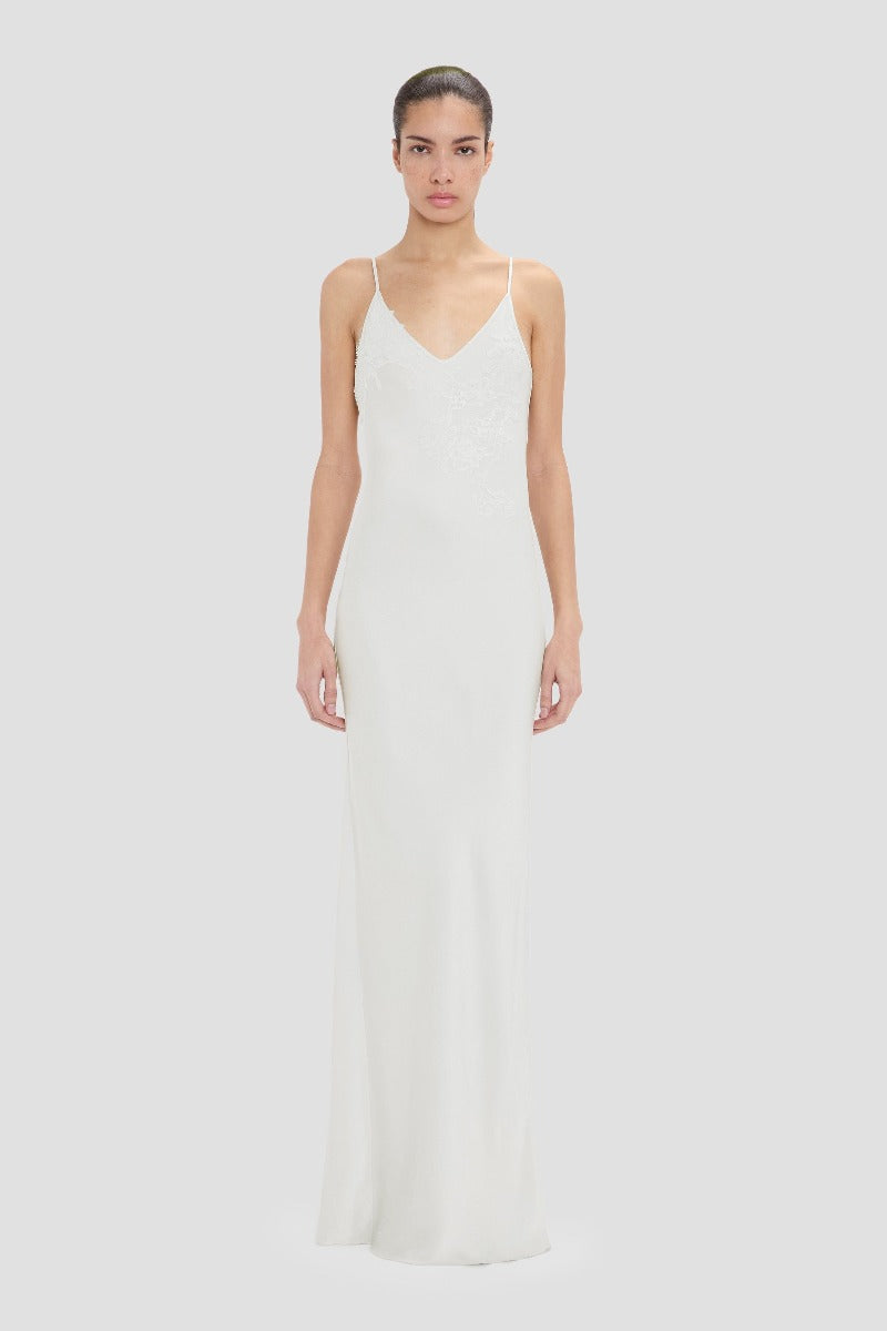 Lace Detail Cami Dress - Magnesium