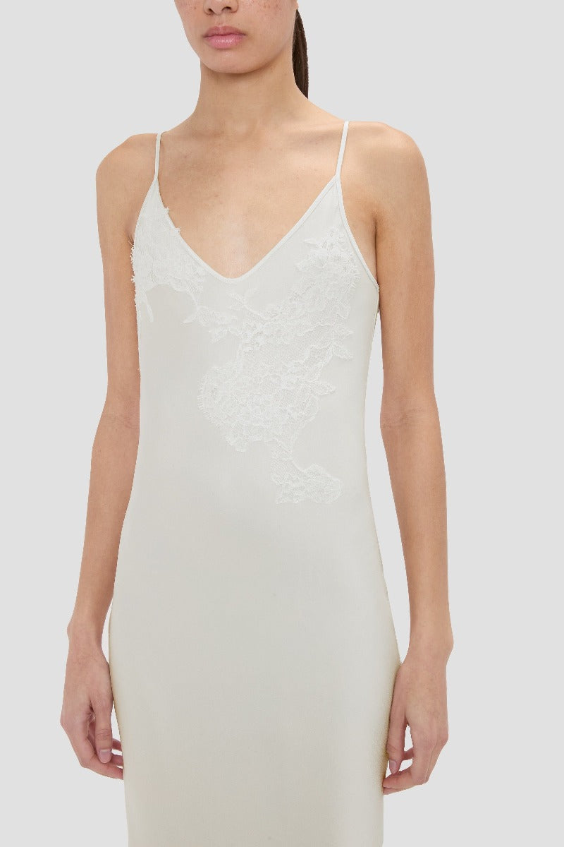 Lace Detail Cami Dress - Magnesium