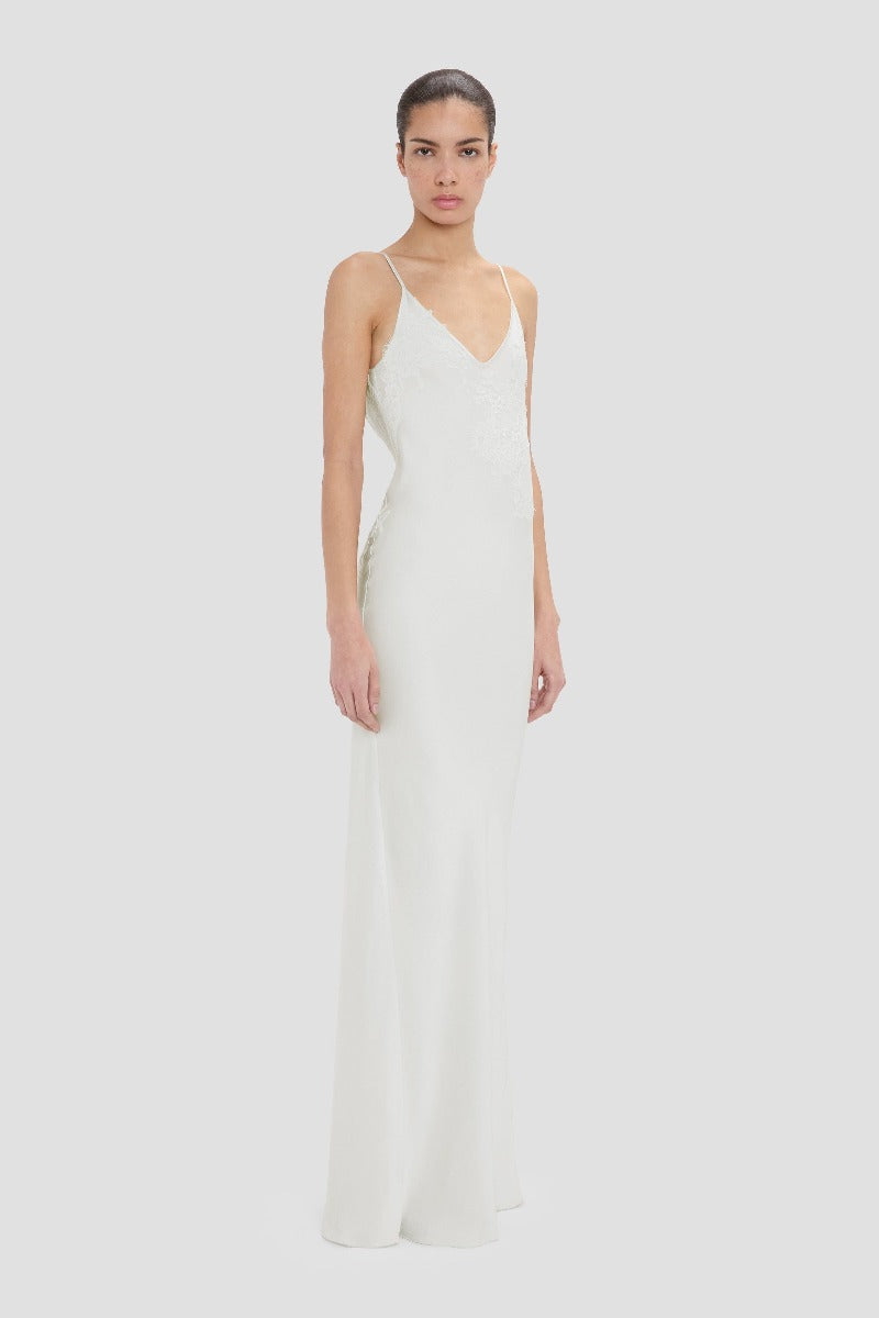 Lace Detail Cami Dress - Magnesium