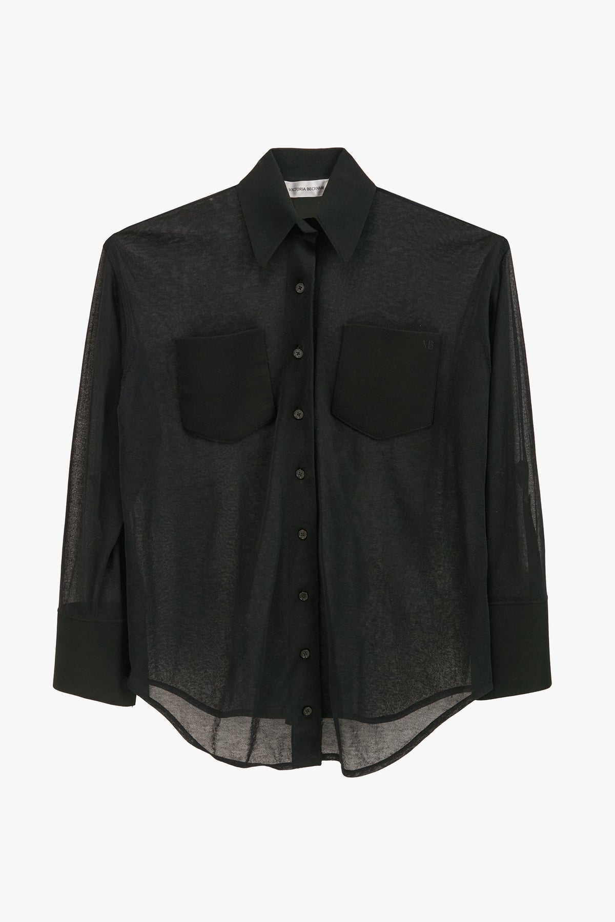 Pocket Detail Shirt - Black