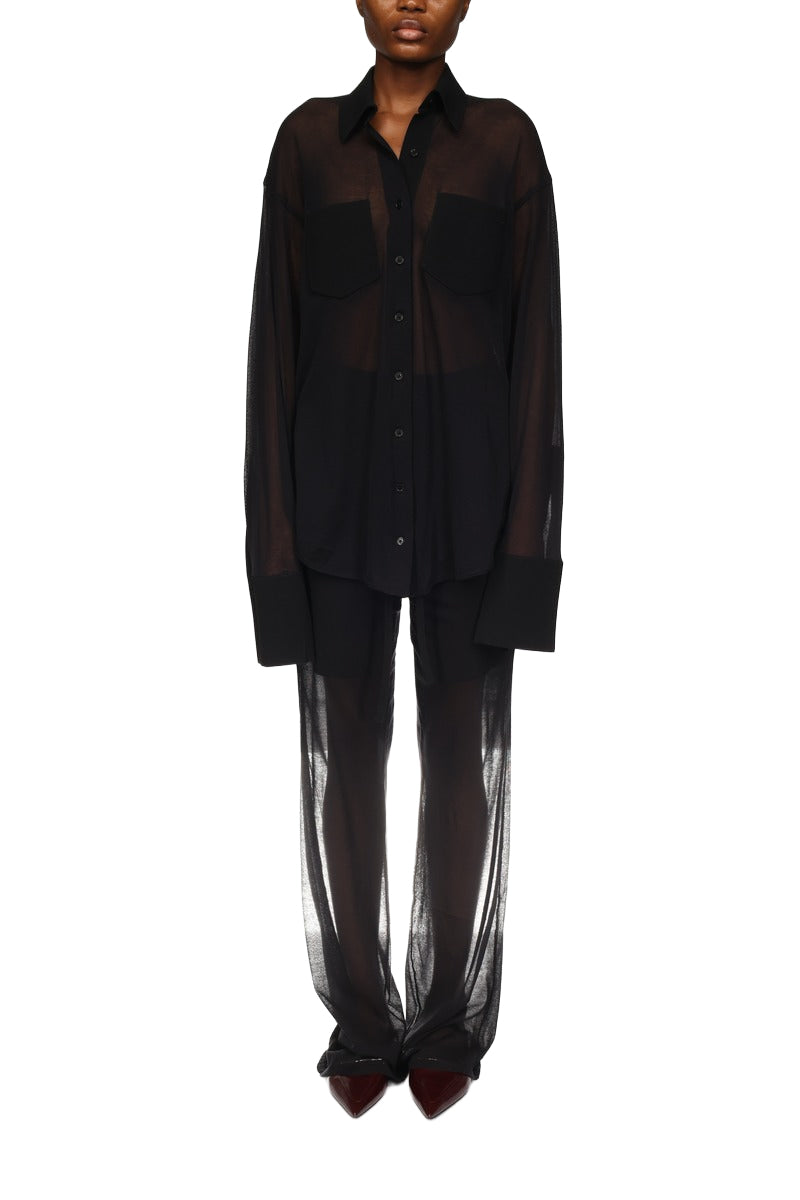 Knit Pyjama Trouser - Black