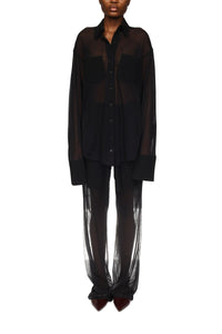 Knit Pyjama Trouser - Black