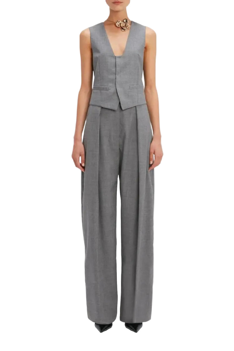 Waistcoat - Grey Melange