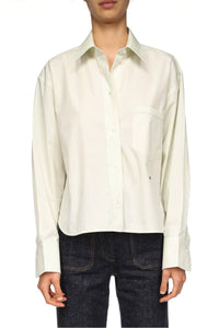 Cropped Long Sleeve Shirt - Aloe