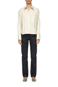 Cropped Long Sleeve Shirt - Aloe