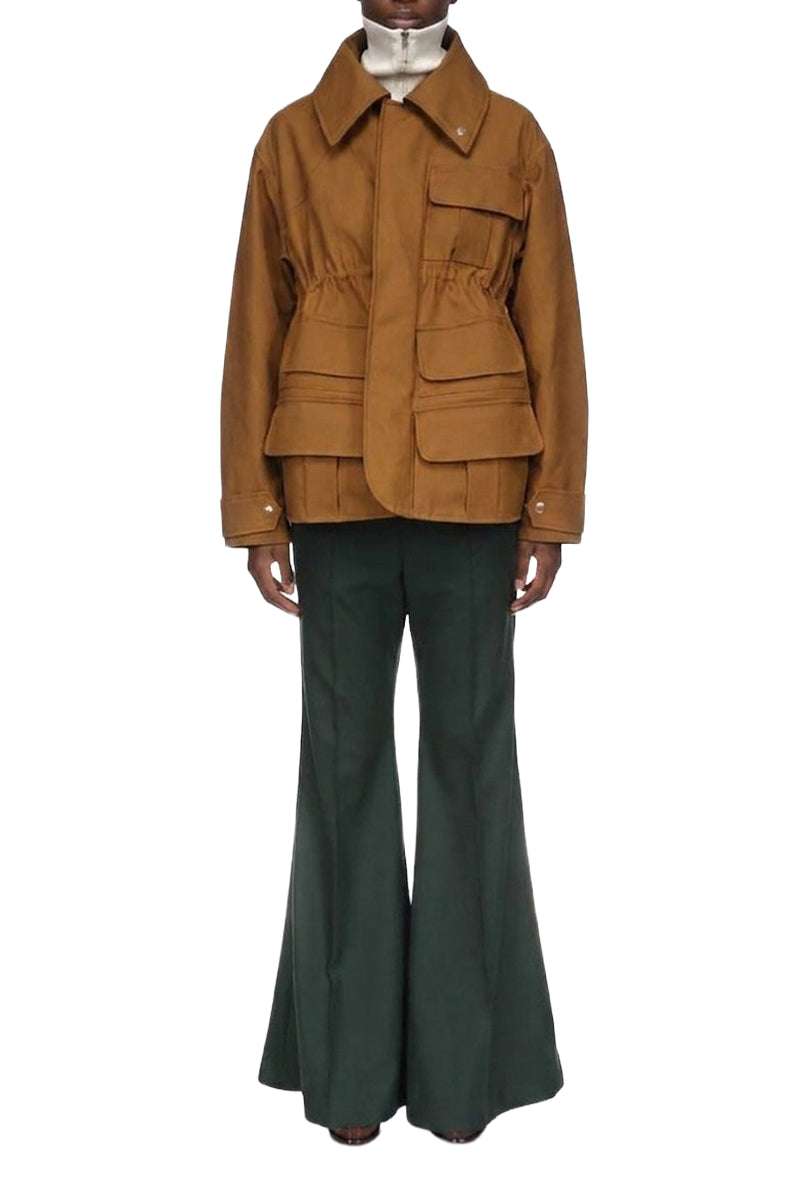 Patch Pocket Utility Jacket - Toffee