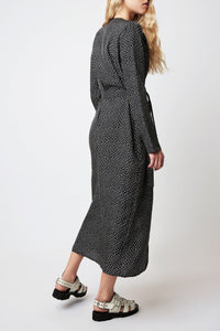 Robe longue Edward Tic Tac - Noir