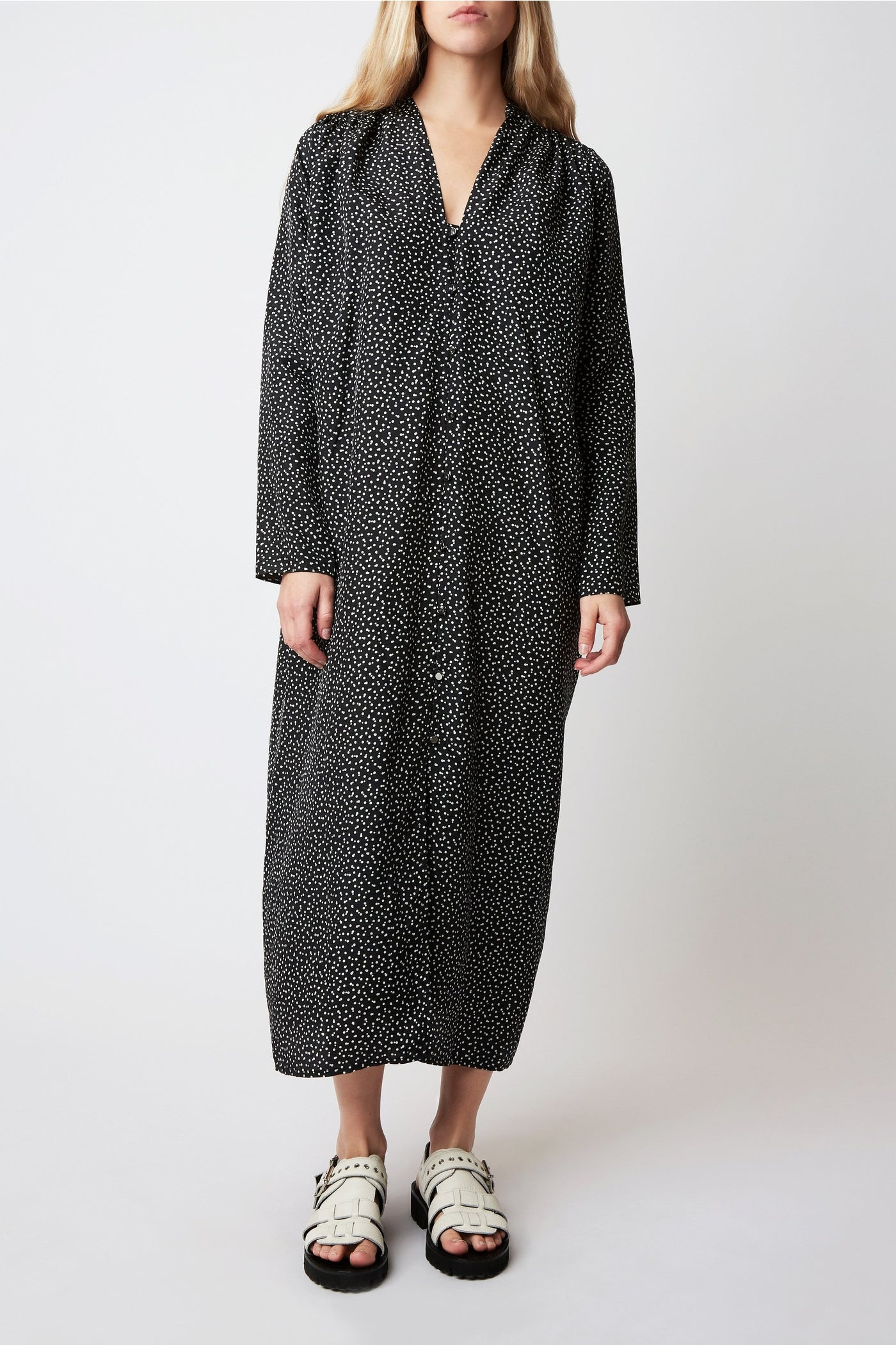 Robe longue Edward Tic Tac - Noir