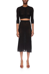 Midi Skirt - Black