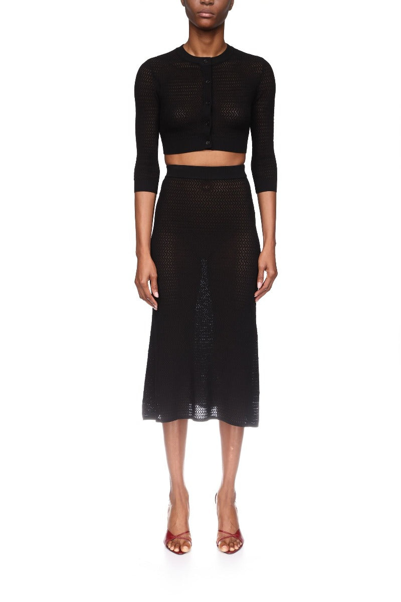 Midi Skirt - Black