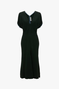 Edith Midi Dress - Dark Pine