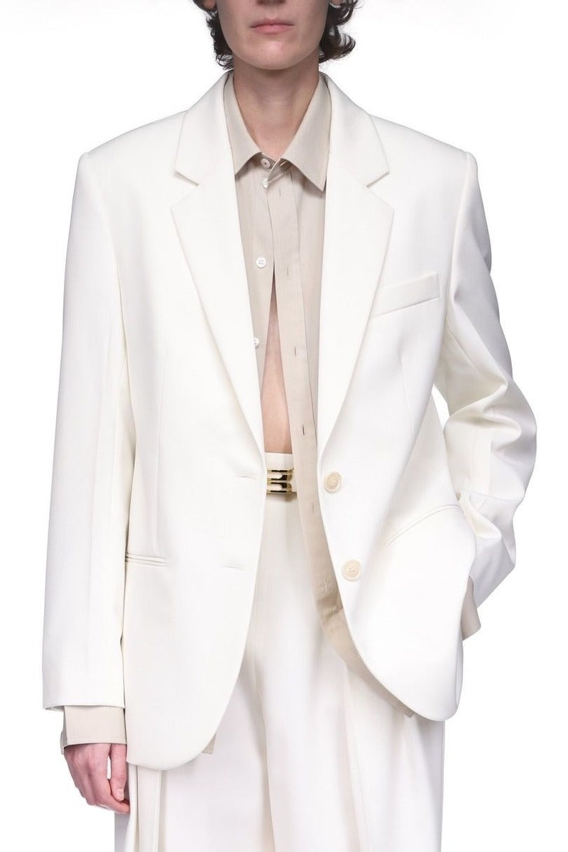 Classic Tailored Jacket - Ivory