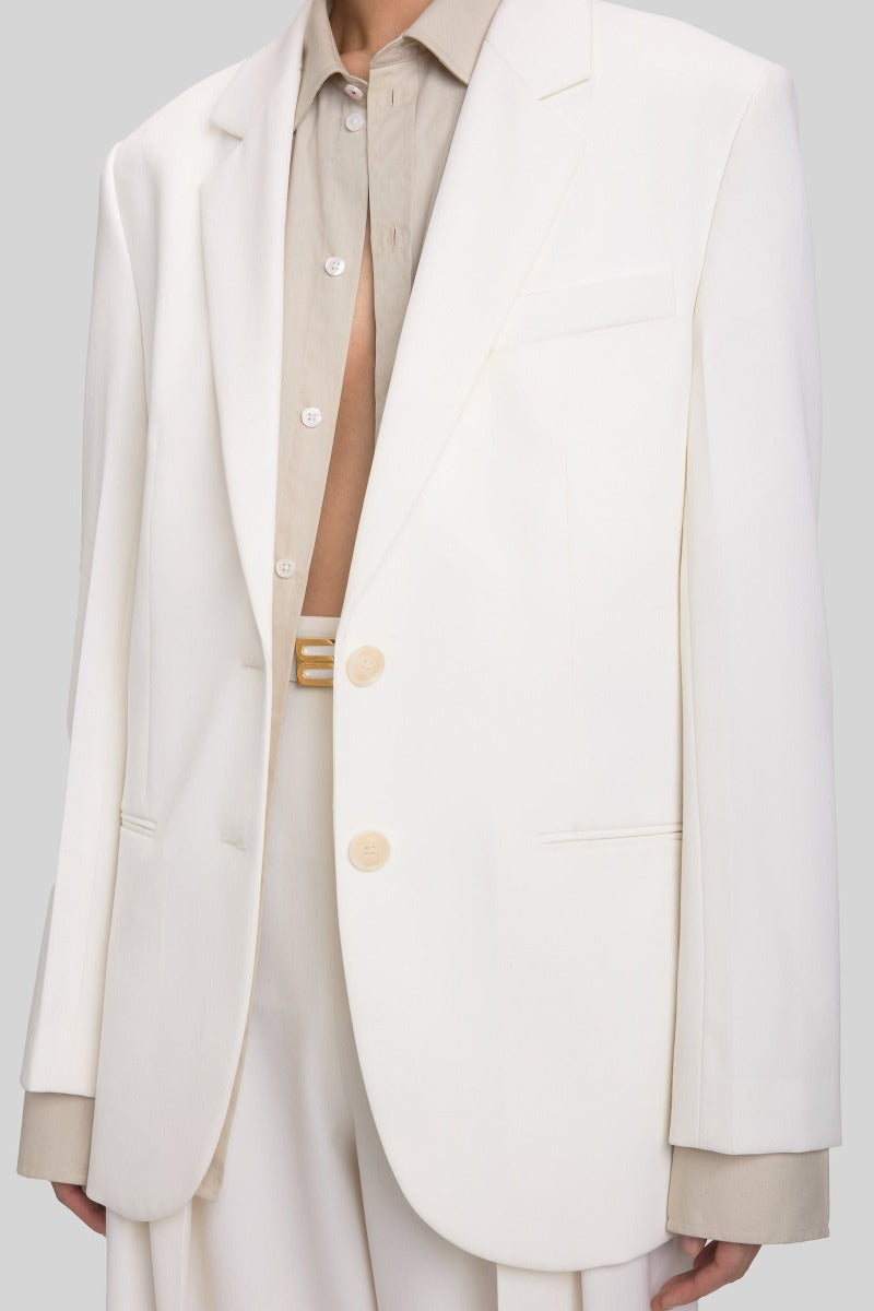 Classic Tailored Jacket - Ivory