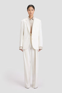 Classic Tailored Jacket - Ivory