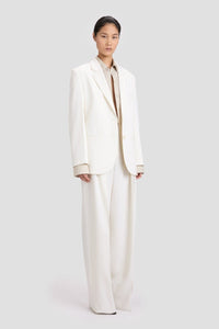 Classic Tailored Jacket - Ivory