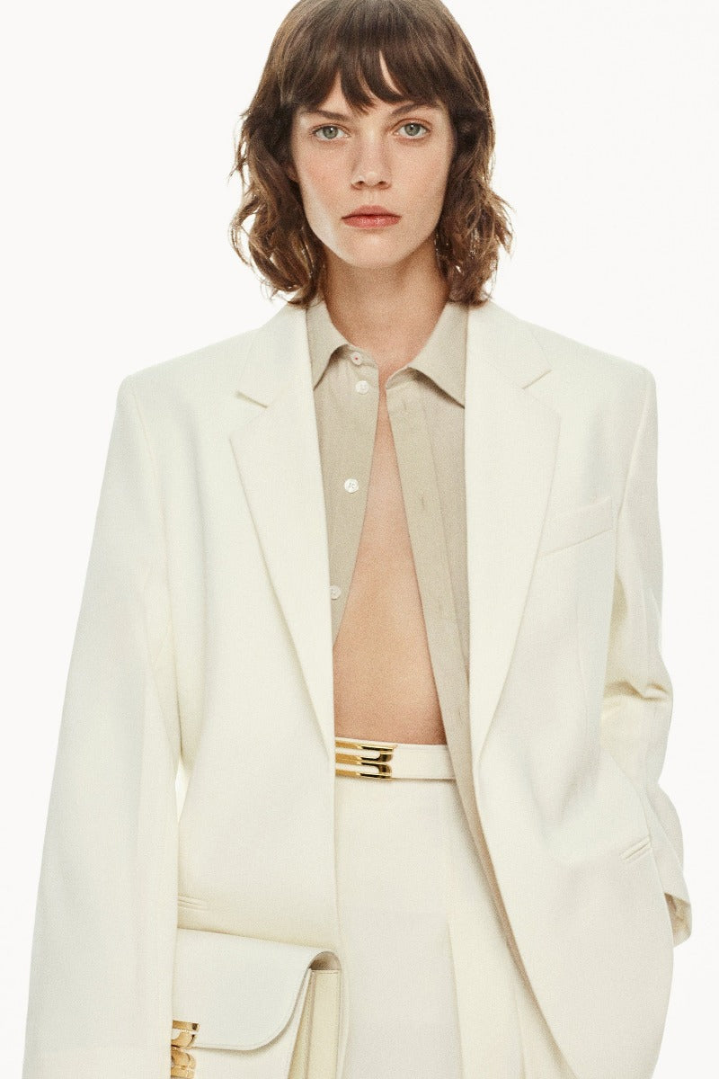 Classic Tailored Jacket - Ivory