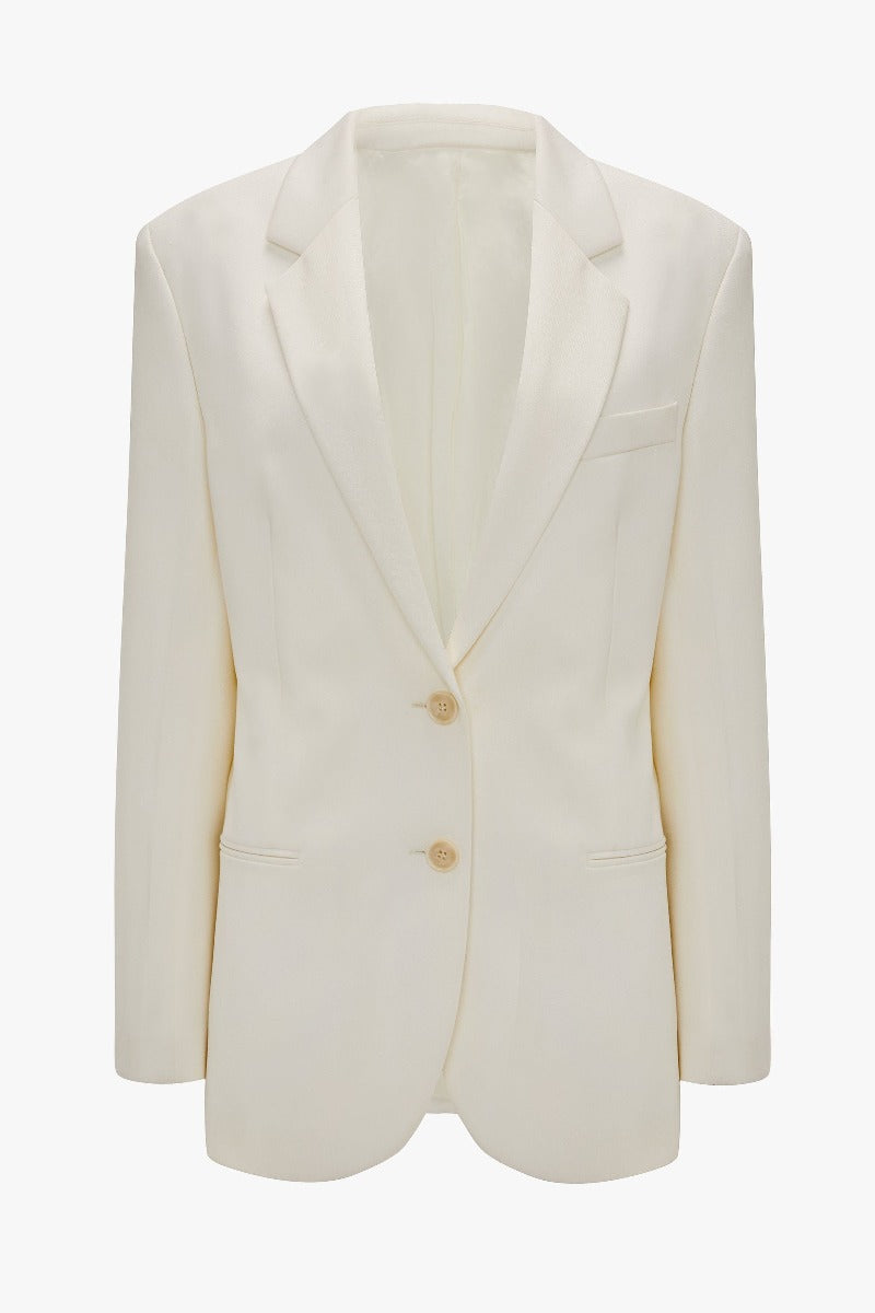 Classic Tailored Jacket - Ivory