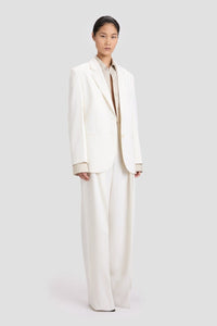 Classic Tailored Jacket - Ivory