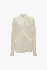 Drape Detail Blouse - Ivory