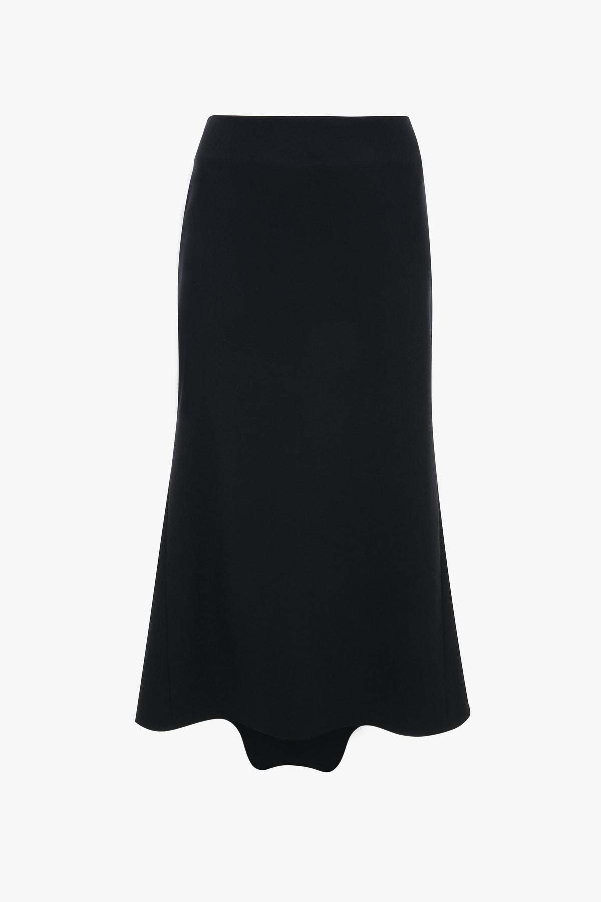 Kick Detail Skirt - Navy