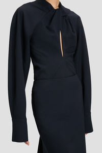 Twist Detail Top - Navy