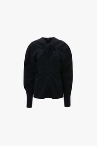 Twist Detail Top - Navy