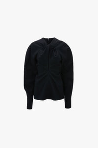 Twist Detail Top - Navy