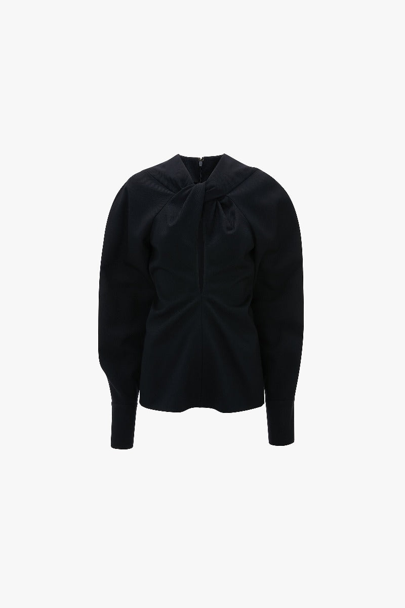 Twist Detail Top - Navy