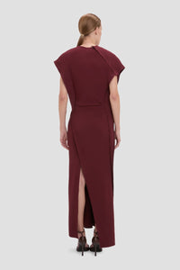 Victoria Midi Dress - Cinnabar Red