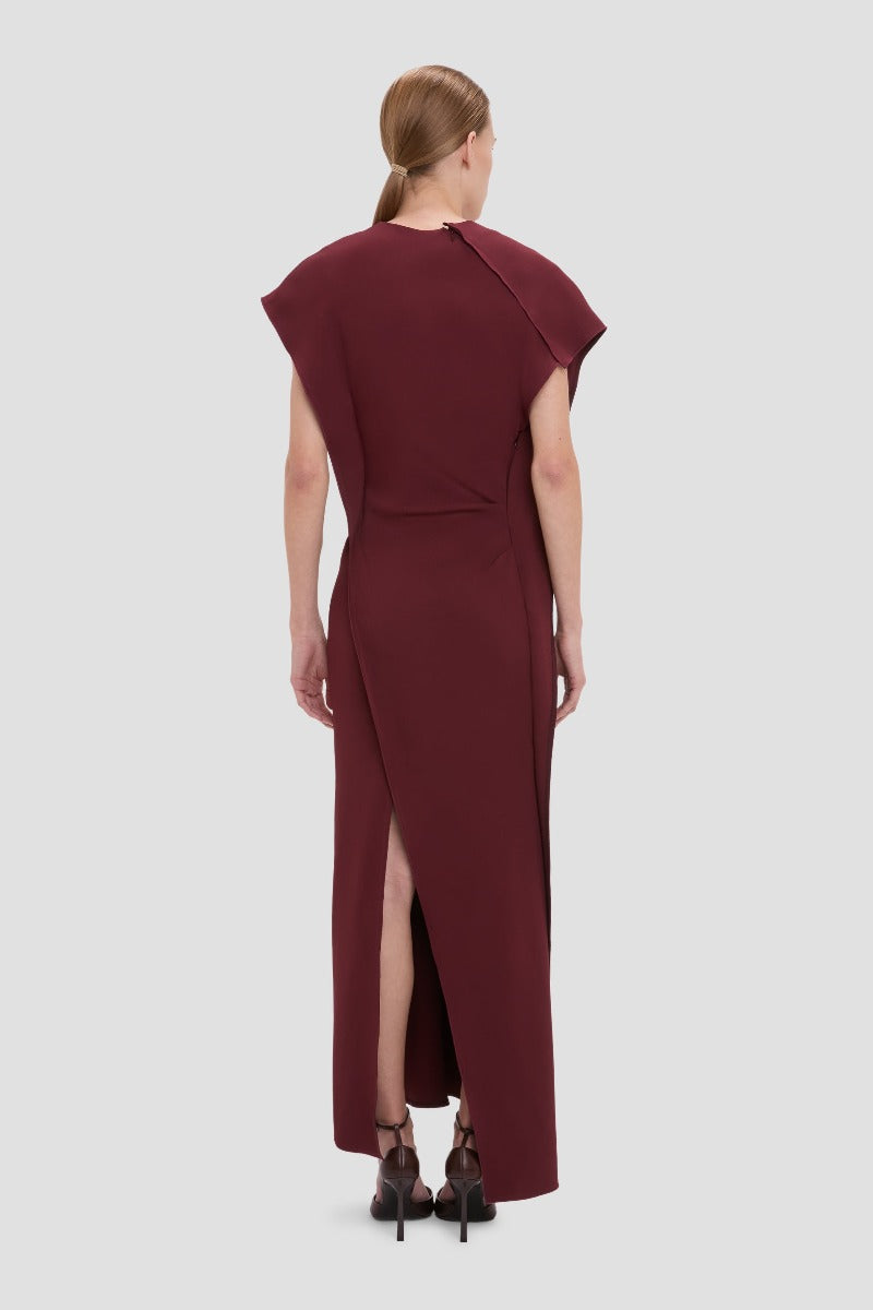 Victoria Midi Dress - Cinnabar Red