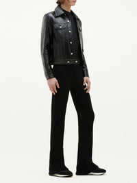 Blouson Trucker V cut - Black