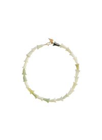Collier Fleurs et pierres en quartz et nacre - Giada