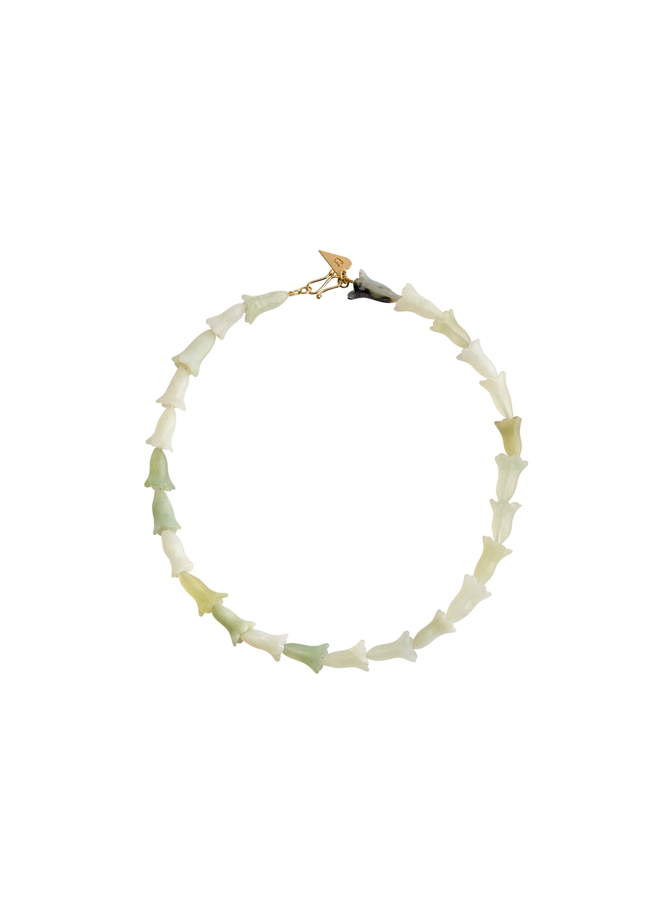 Collier Fleurs et pierres en quartz et nacre - Giada