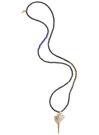 Collier de coquillages en métal - Notte