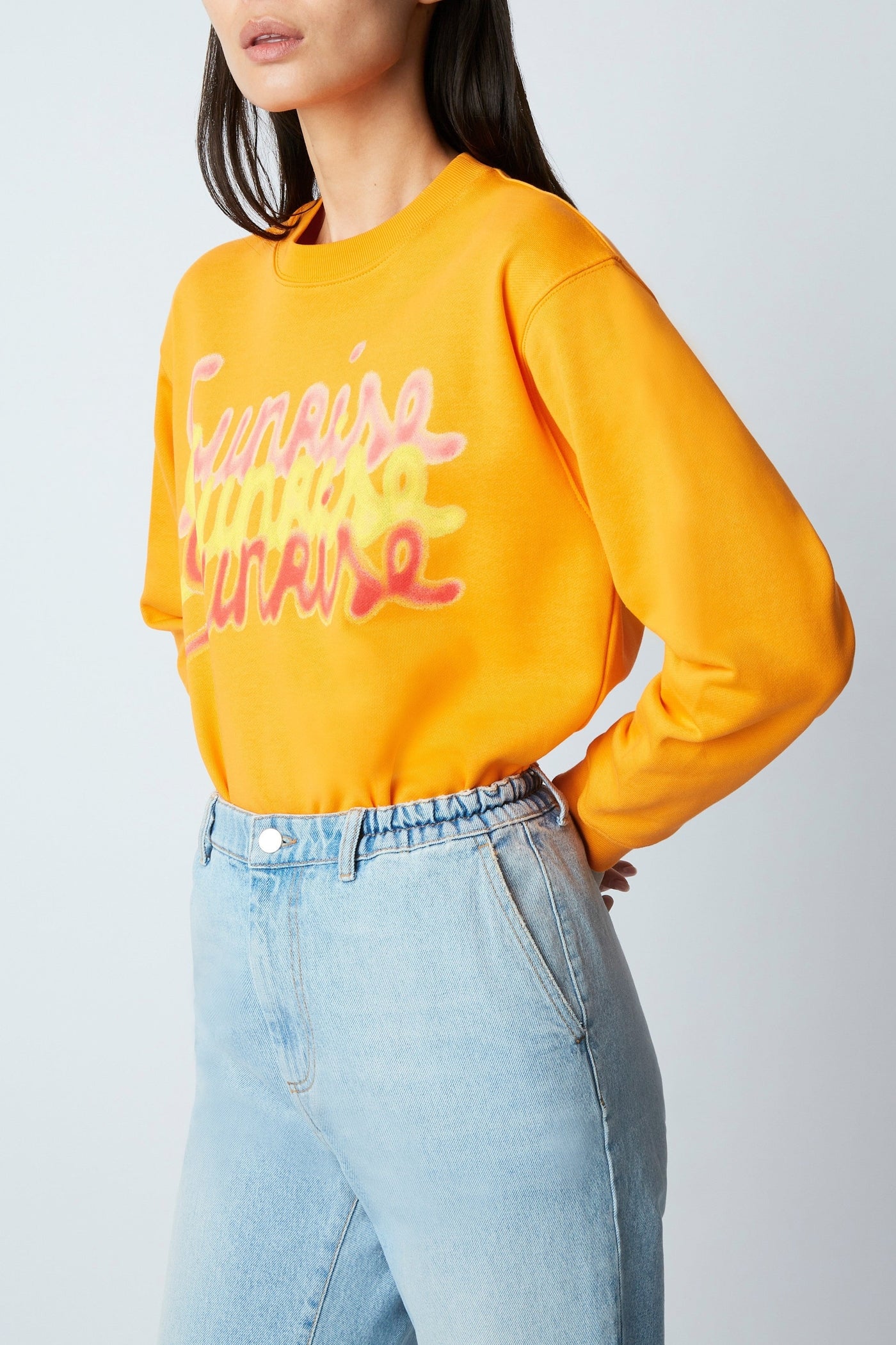 Sweatshirt Louis Sunrise - Mandarine
