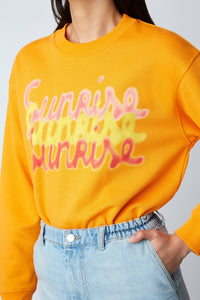 Sweatshirt Louis Sunrise - Mandarine