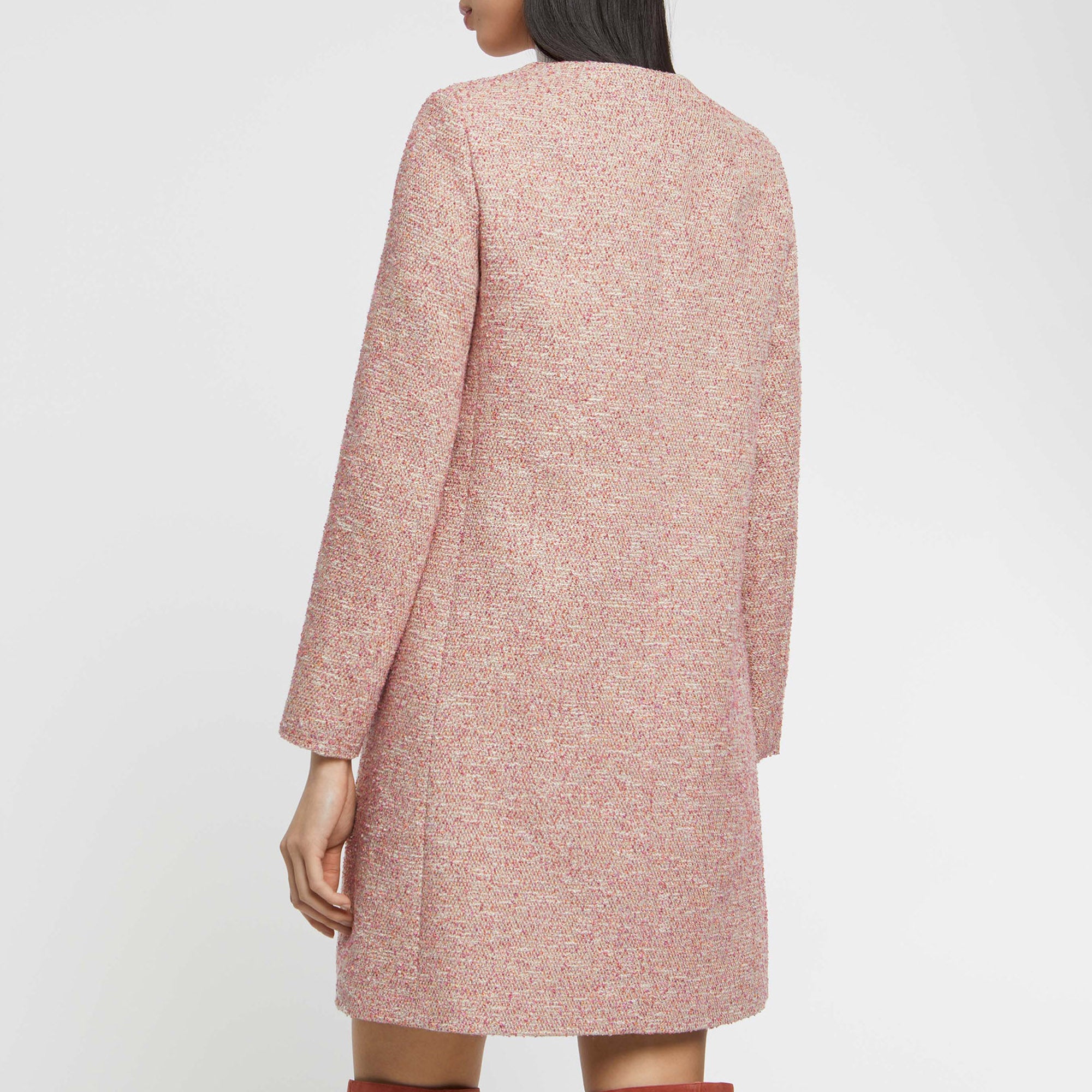 Trapeze tweed coat - Multicolor