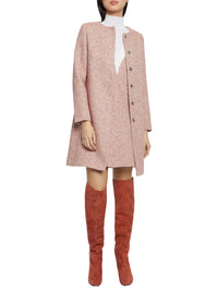 Trapeze tweed coat - Multicolor