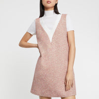 Robe trapèze en tweed - Multicolor