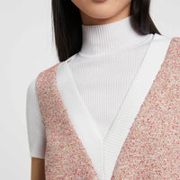 Robe trapèze en tweed - Multicolor